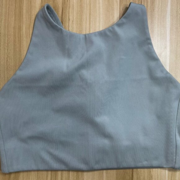 girlfriend collective Other - Girlfriend Collective Sage Green High Neck Sports Bra Tank Top RacerBack Size S